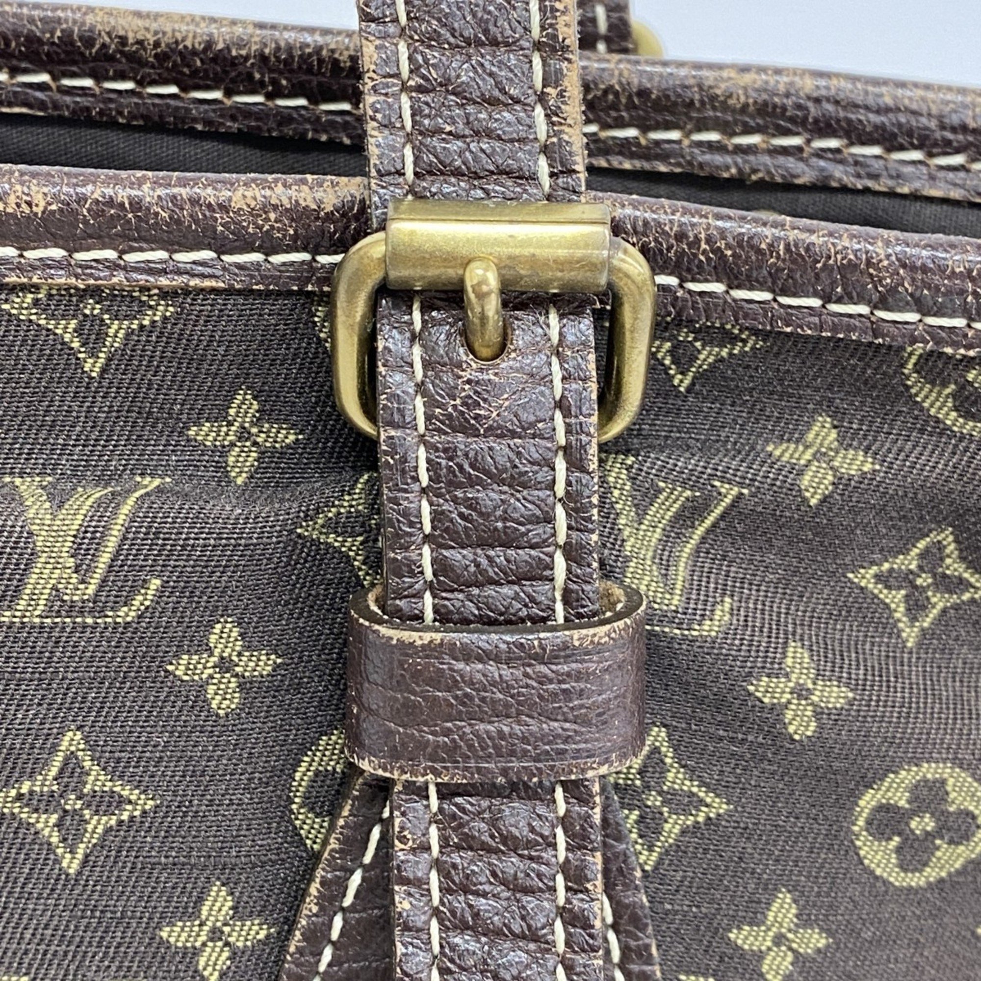 Louis Vuitton Tote Bag Monogram Lan Bucket PM M95226 Ebene Ladies