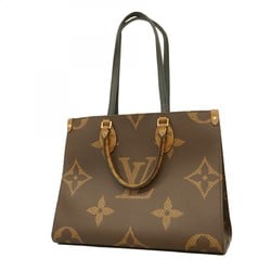 Louis Vuitton Tote Bag Monogram Reverse On the Go MM M45321 Brown Women's