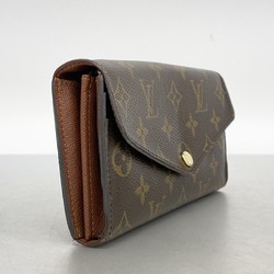 Louis Vuitton Long Wallet Monogram Portefeuille Sarah M60531 Brown Ladies