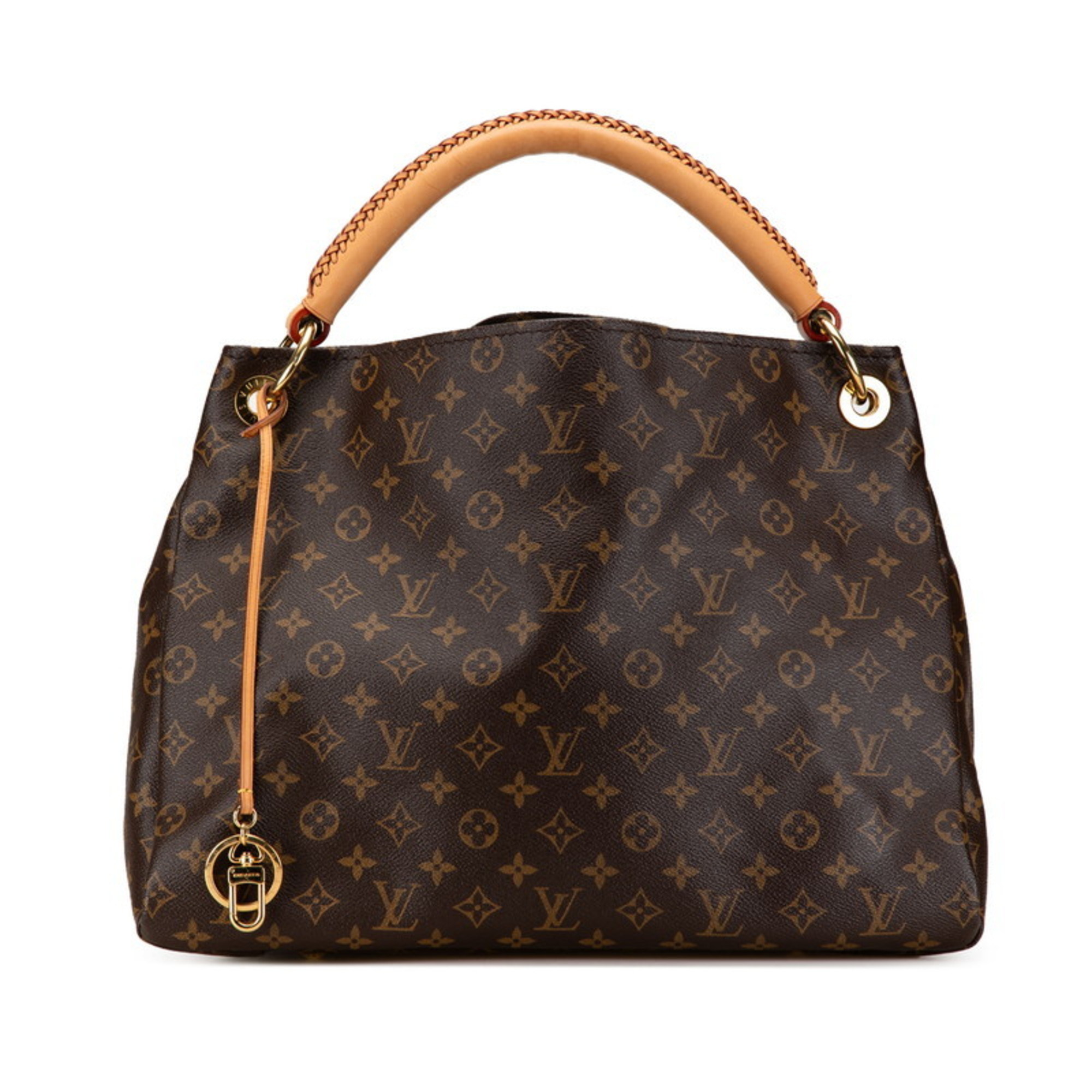 Louis Vuitton Monogram Artsy MM Shoulder Bag M40249 Brown PVC Leather Women's LOUIS VUITTON