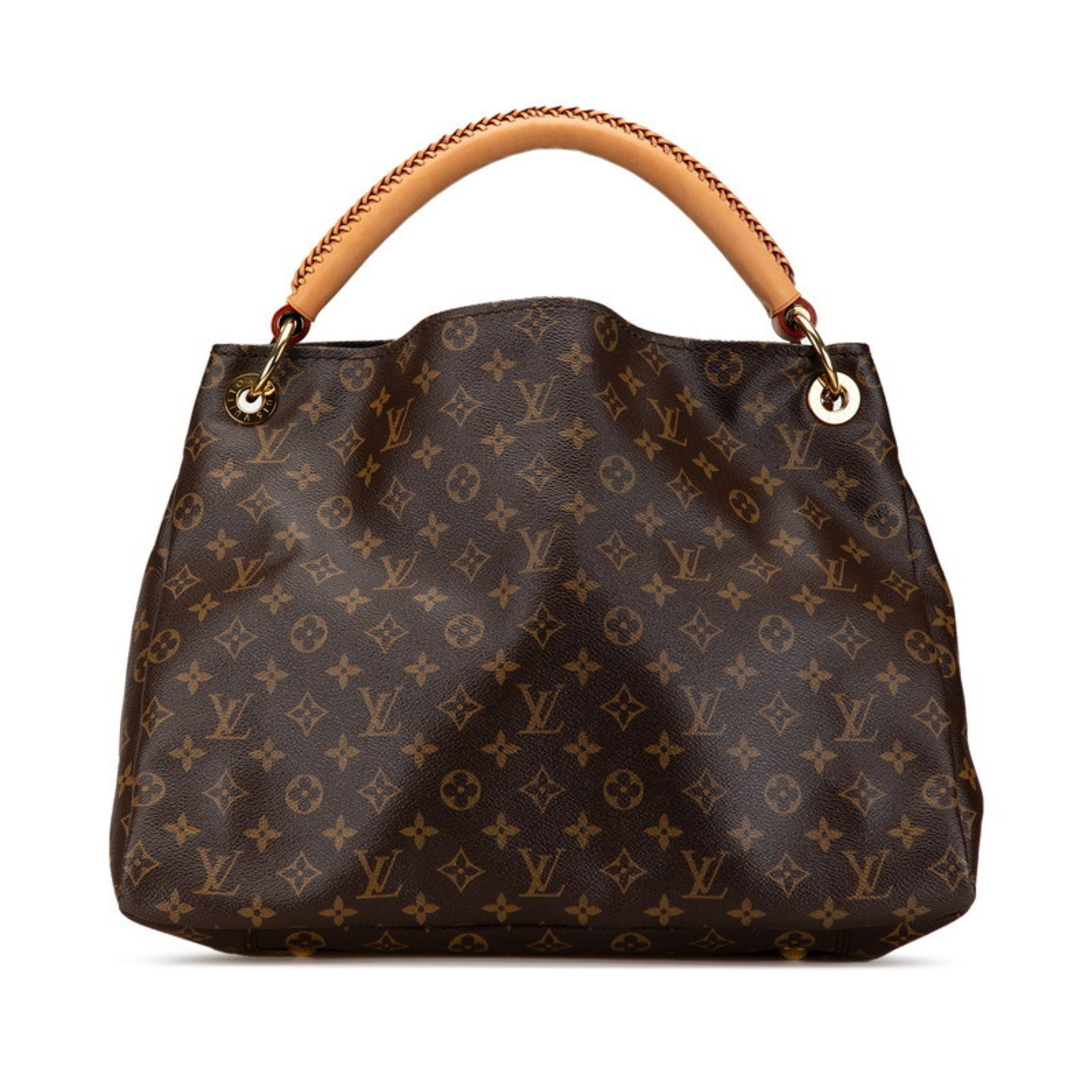 Louis Vuitton Monogram Artsy MM Shoulder Bag M40249 Brown PVC Leather Women's LOUIS VUITTON