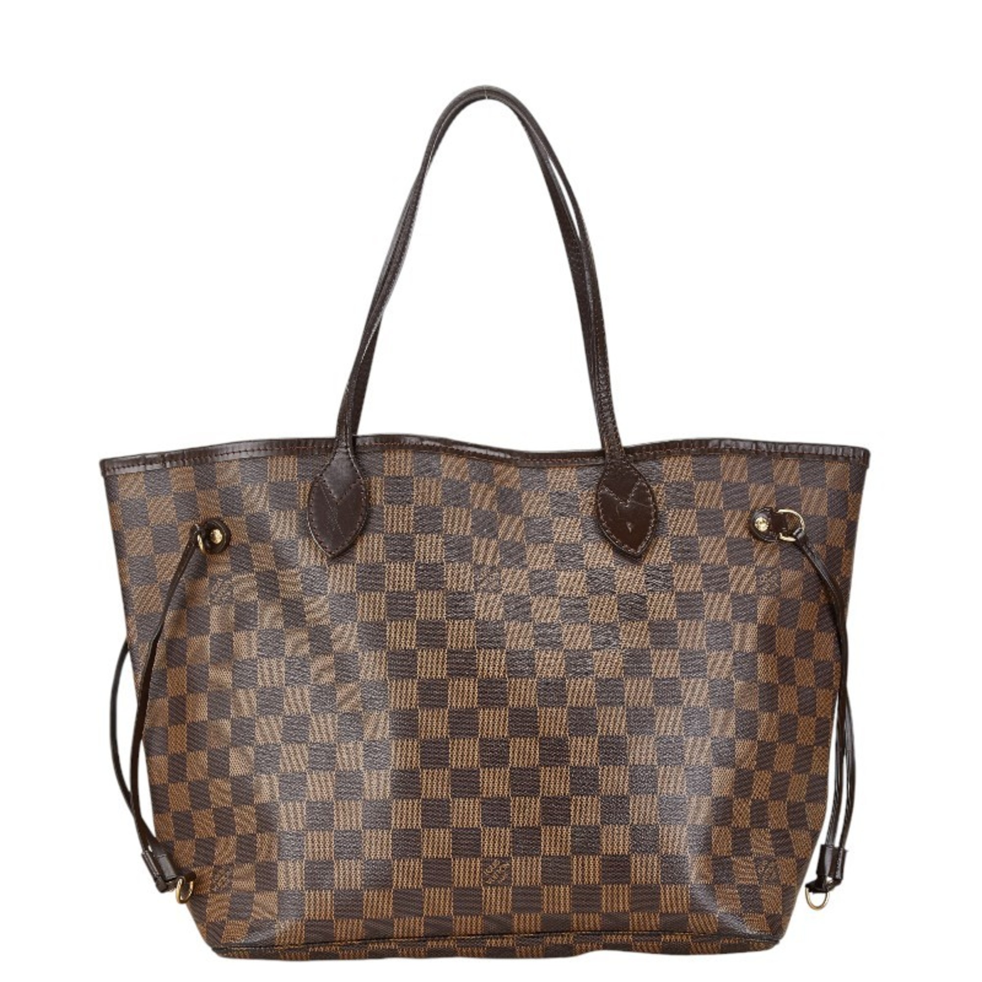 Louis Vuitton Damier Neverfull MM Tote Bag Shoulder N51105 Brown PVC Leather Women's LOUIS VUITTON