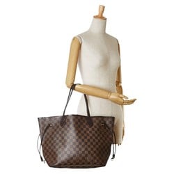 Louis Vuitton Damier Neverfull MM Tote Bag Shoulder N51105 Brown PVC Leather Women's LOUIS VUITTON