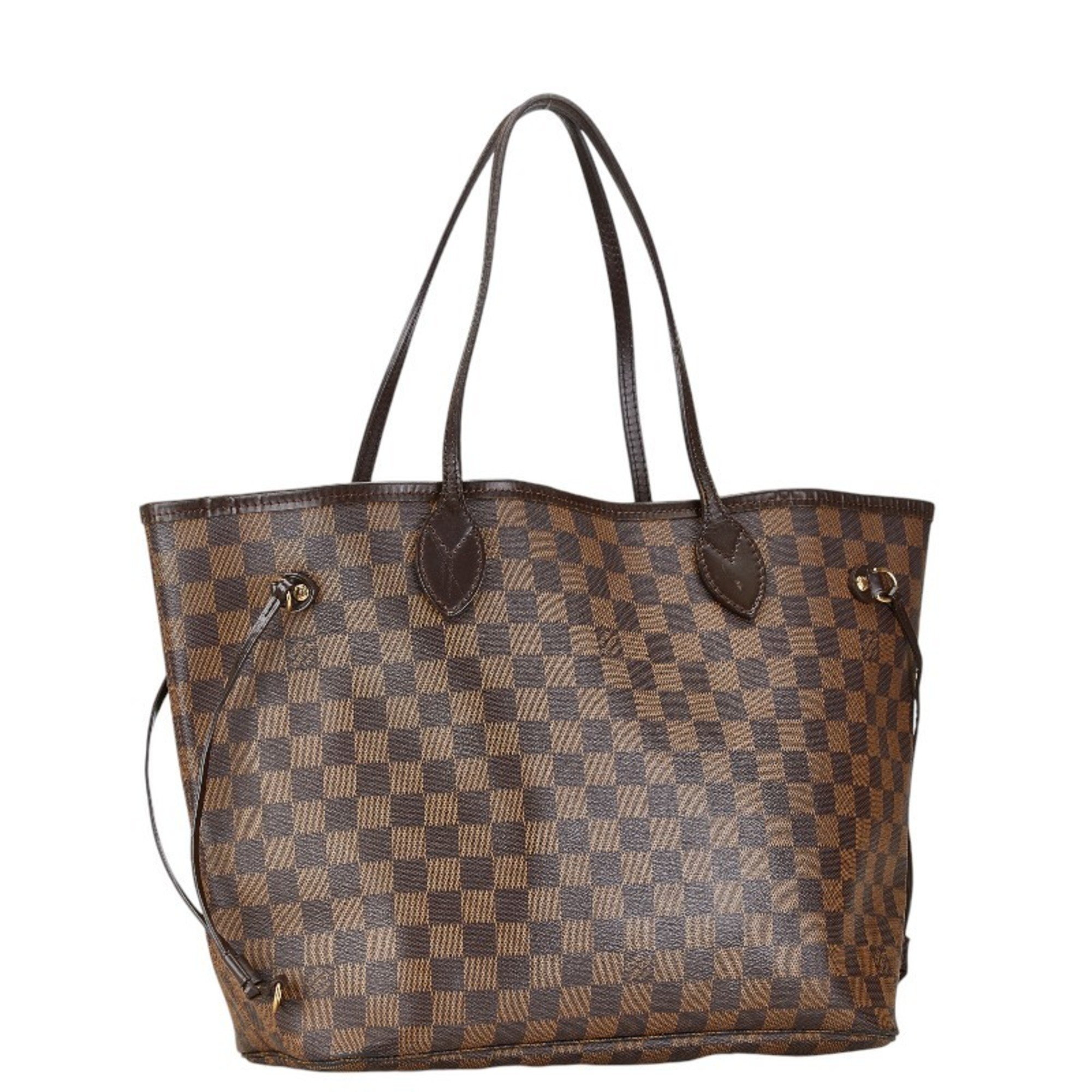 Louis Vuitton Damier Neverfull MM Tote Bag Shoulder N51105 Brown PVC Leather Women's LOUIS VUITTON