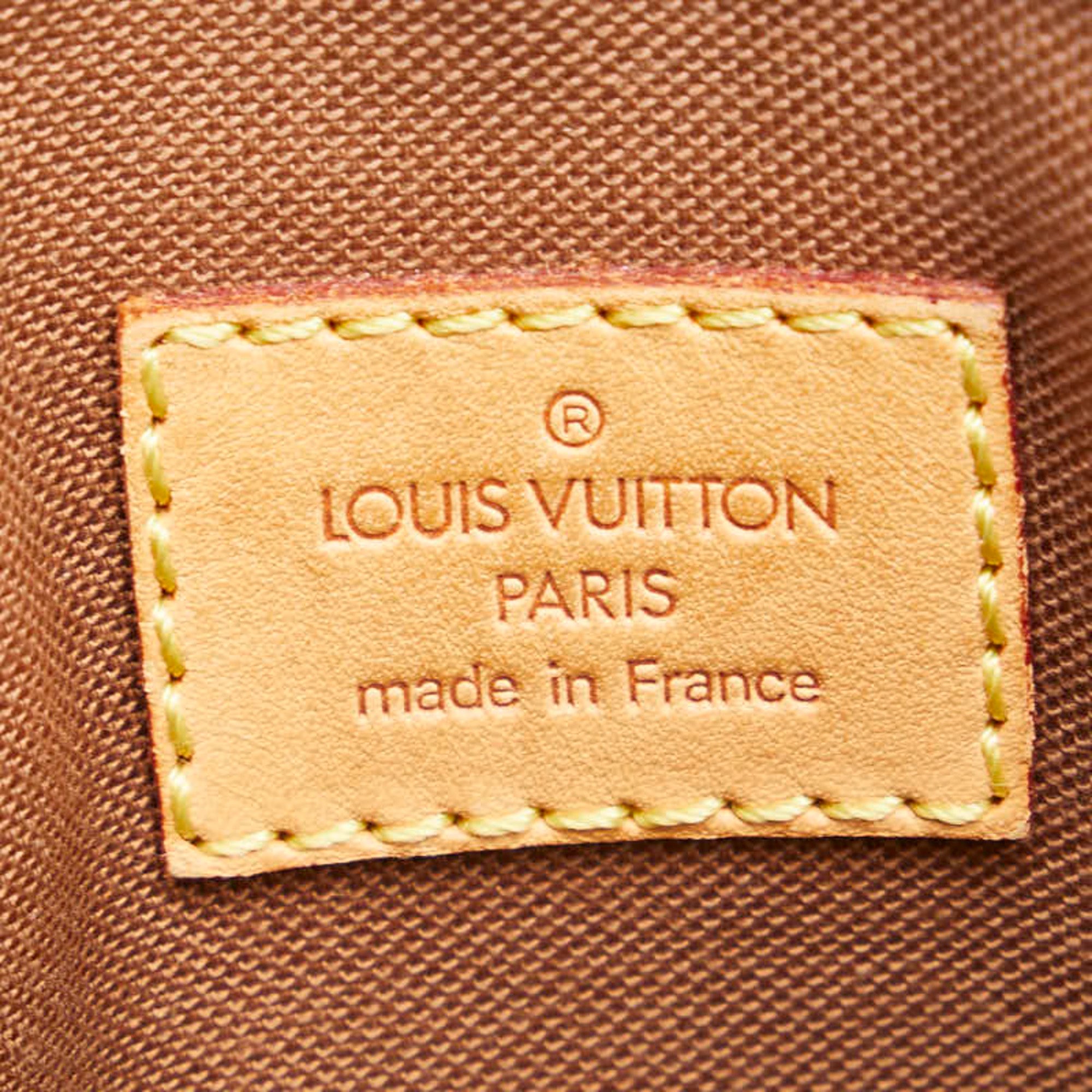 Louis Vuitton Monogram Pochette Bosphore Shoulder Bag M40044 Brown PVC Leather Women's LOUIS VUITTON