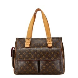 Louis Vuitton Monogram Multiple Cite Shoulder Bag Tote M51162 Brown PVC Leather Women's LOUIS VUITTON