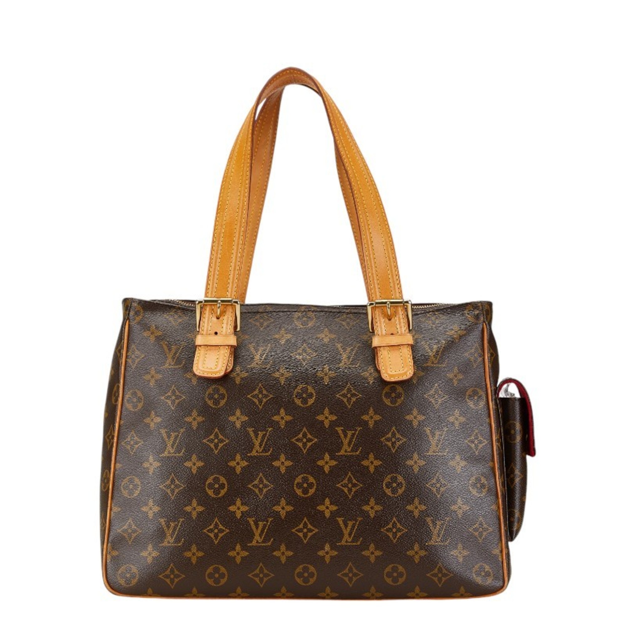 Louis Vuitton Monogram Multiple Cite Shoulder Bag Tote M51162 Brown PVC Leather Women's LOUIS VUITTON