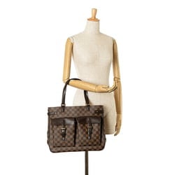 Louis Vuitton Damier Uzes Tote Bag N51128 Brown PVC Leather Women's LOUIS VUITTON