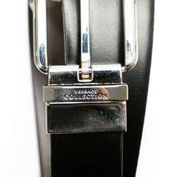 Versace belt black leather men's VERSACE