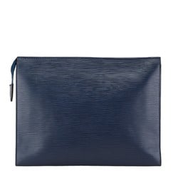 Louis Vuitton Epi Poche Toilette 26 Clutch Bag M41367 Indigo Blue Leather Women's LOUIS VUITTON