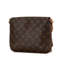 Louis Vuitton Monogram Musette Tango Short Shoulder Bag Handbag M51257 Brown PVC Leather Women's LOUIS VUITTON