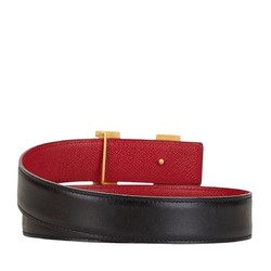 Hermes Constance H Buckle Belt Size: 70 Black Leather Women's HERMES