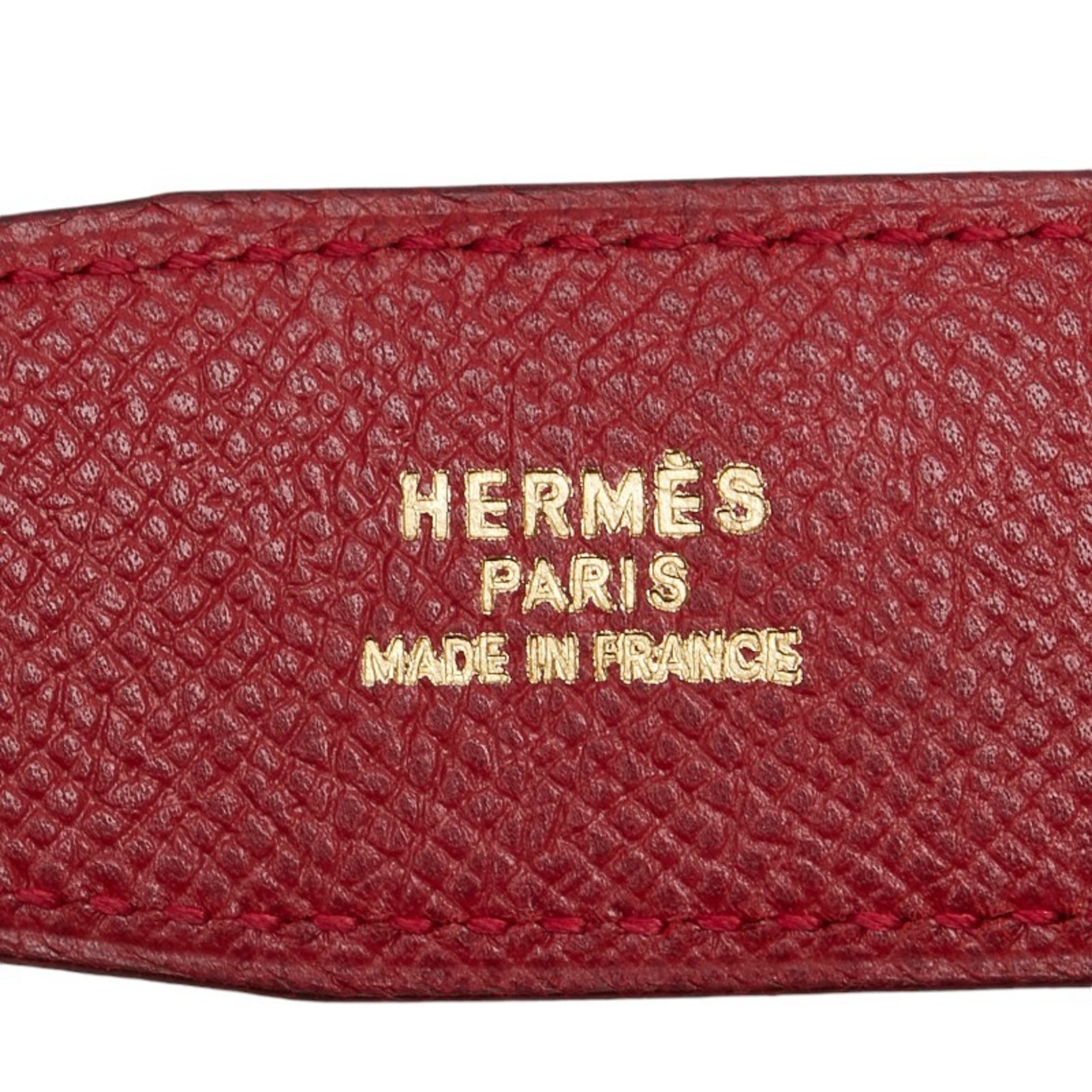 Hermes Constance H Buckle Belt Size: 70 Black Leather Women's HERMES