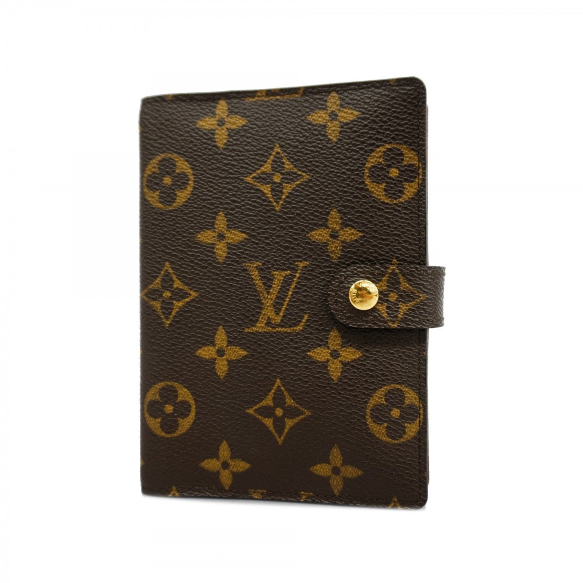 Louis Vuitton Notebook Cover Monogram Agenda PM R20005 Brown Men's Women's