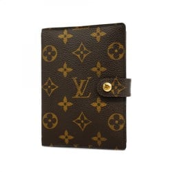 Louis Vuitton Notebook Cover Monogram Agenda PM R20005 Brown Men's Women's