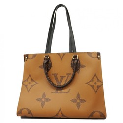 Louis Vuitton Tote Bag Monogram Reverse On the Go MM M45321 Brown Women's