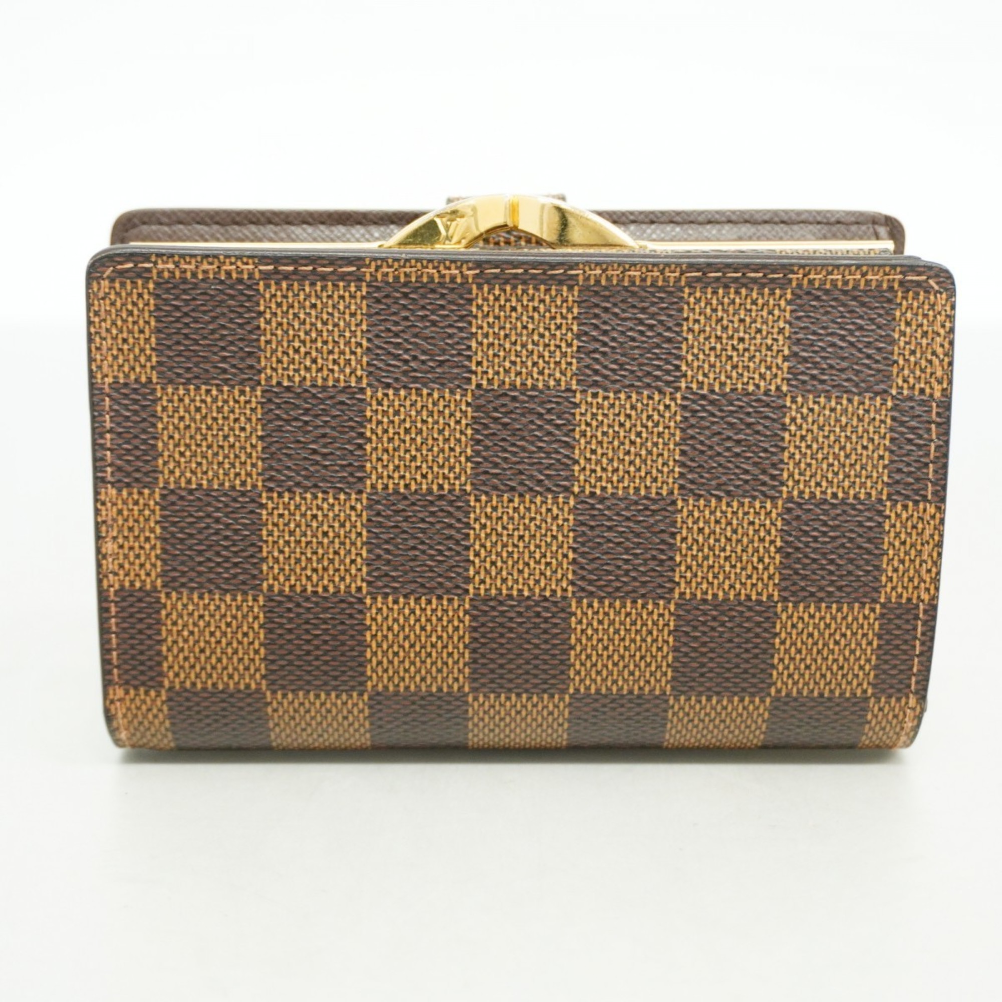 Louis Vuitton Wallet Damier Porte Monnaie Biennois N61664 Ebene Ladies