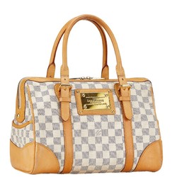 Louis Vuitton Damier Azur Berkeley Handbag N52001 White PVC Leather Women's LOUIS VUITTON