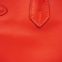 Hermes handbag Birkin 25 Swift Vermilion M engraved ladies