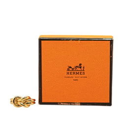 Hermes Atame Scarf Ring Gold Plated Women's HERMES