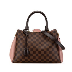 Louis Vuitton Damier Brittany Handbag Shoulder Bag N41674 Ebene Magnolia PVC Leather Women's LOUIS VUITTON