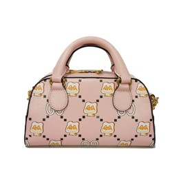 GUCCI Handbag Animal Print Bag Pastel Shoulder GG Off-White Light Pink 724606 AABUY 8442 Women's Bags