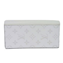 Louis Vuitton LOUIS VUITTON Long Wallet Portefeuille Brazza NM Current Blanc White RFID Taigarama Monogram Optic M30889 Men's Billfold