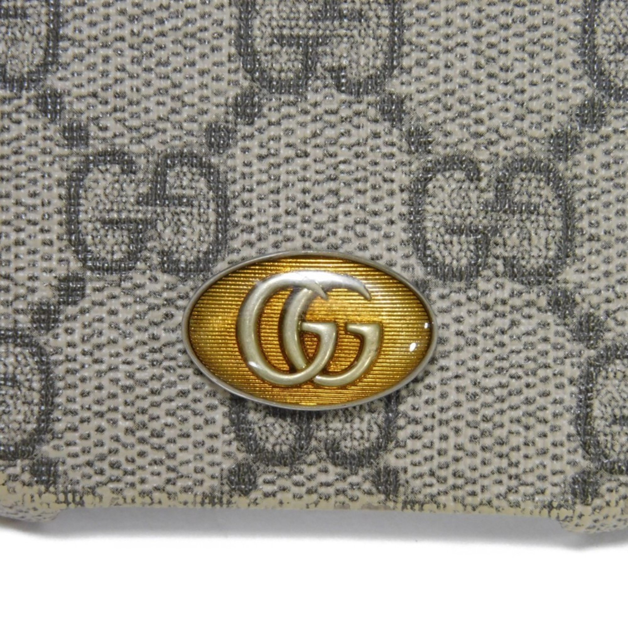 GUCCI Ophidia iPhone 13 Case Double G Lacquer Oval Beige Ebony GG Supreme 701330 K5I0S 9742 for Men and Women