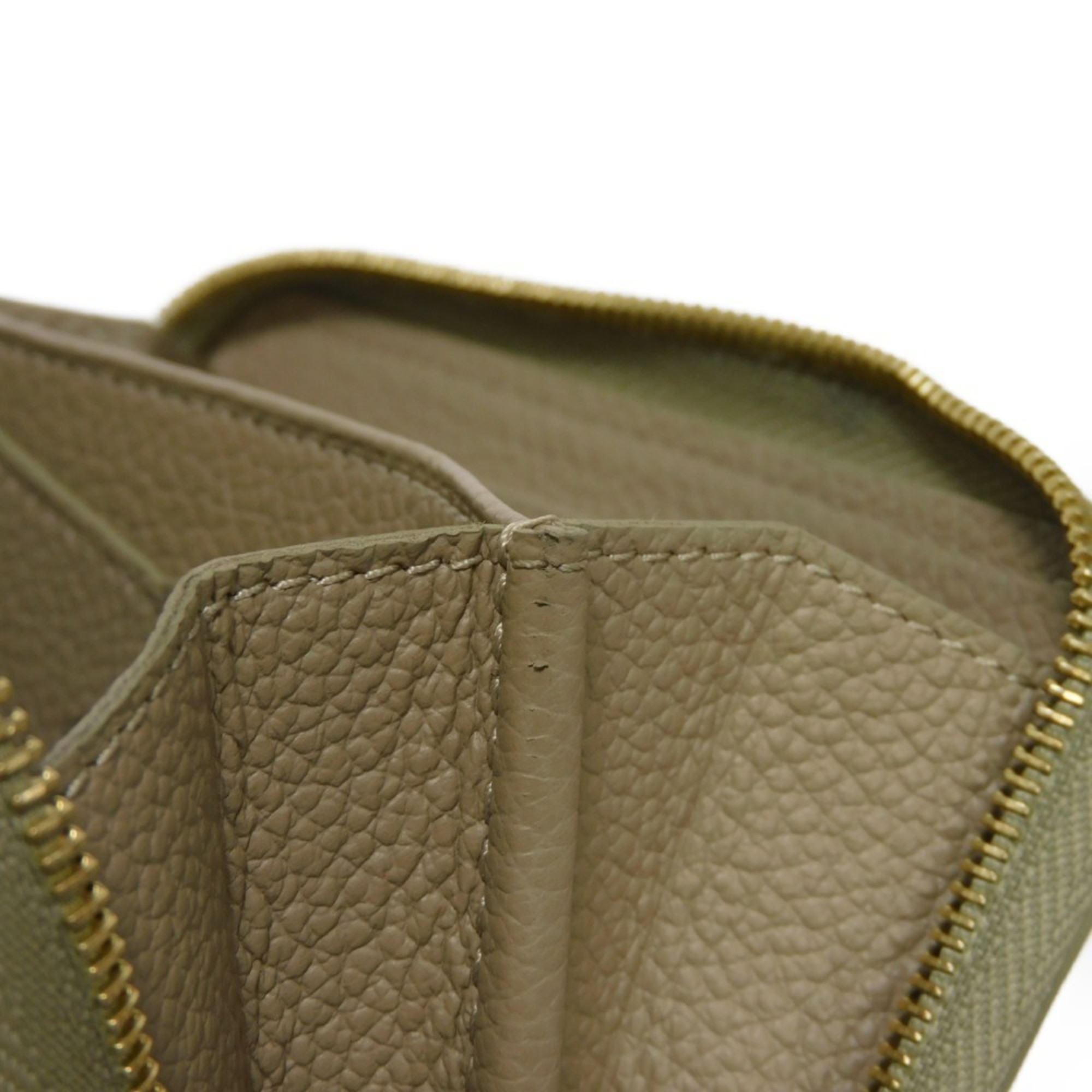 Louis Vuitton LOUIS VUITTON Coin Case Zippy Purse Khaki Crème Round RFID Monogram Empreinte M82448 Men's Women's