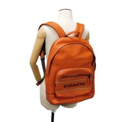 COACH Rucksack Backpack Waist Daypack Stripe Refined Pebble Multi Embossed Dark Orange CG995 Men's Bag