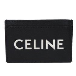 CELINE Card Case Holder Black White Bicolor Smooth Calfskin Pass Business New 10B703DMF.38SI Men's Women's