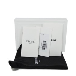 CELINE Card Case Holder Black White Bicolor Smooth Calfskin Pass Business New 10B703DMF.38SI Men's Women's