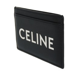 CELINE Card Case Holder Black White Bicolor Smooth Calfskin Pass Business New 10B703DMF.38SI Men's Women's