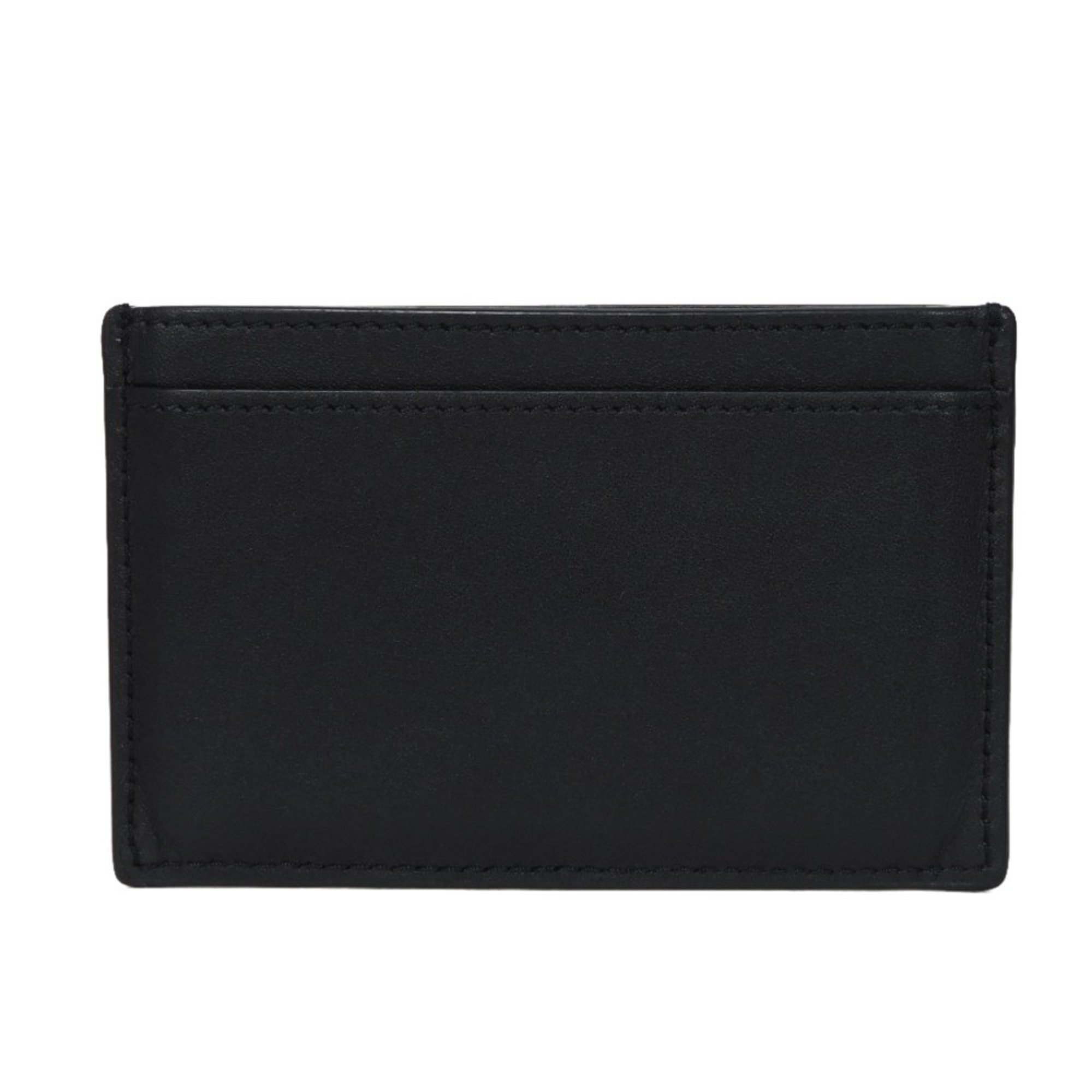 CELINE Card Case Holder Black White Bicolor Smooth Calfskin Pass Business New 10B703DMF.38SI Men's Women's