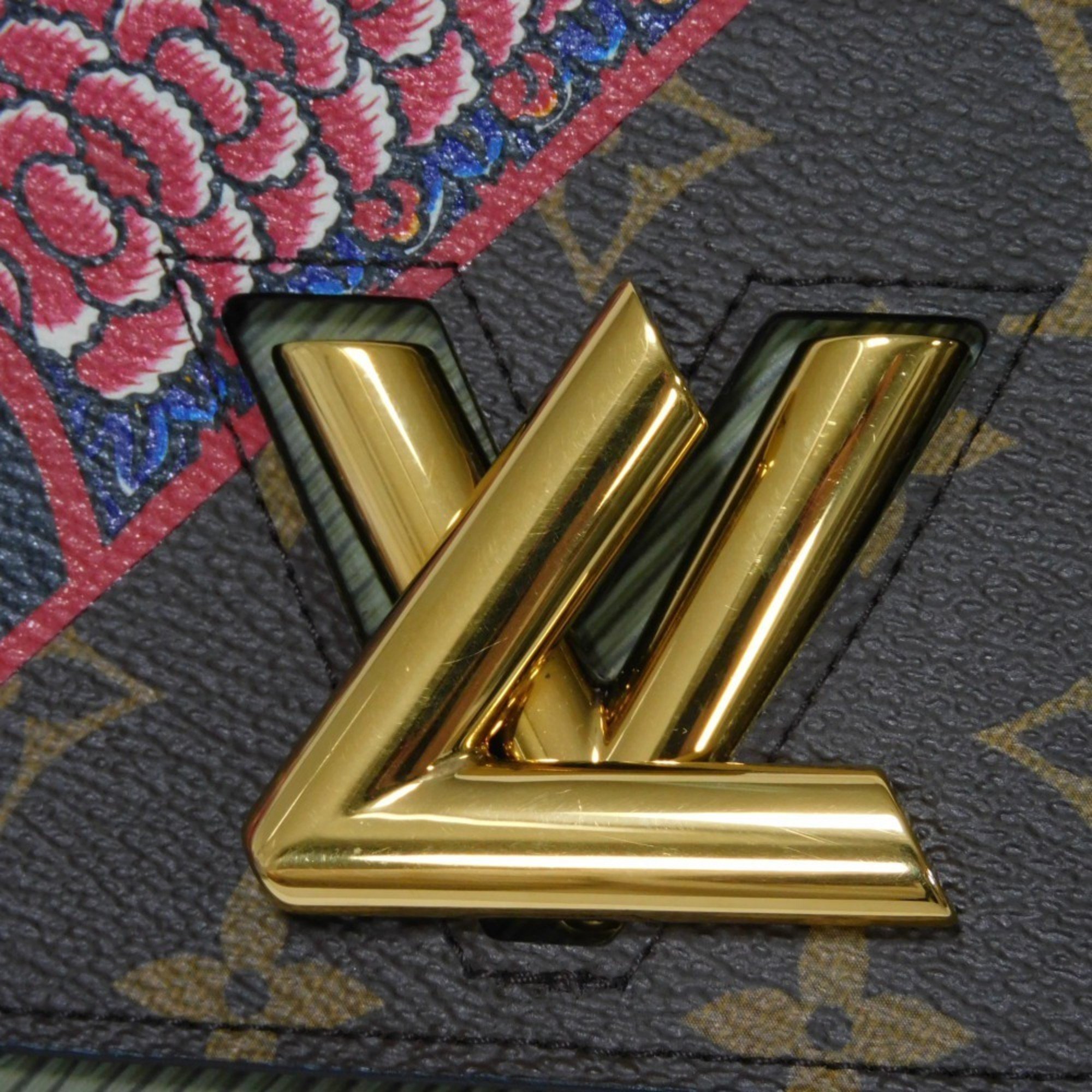 Louis Vuitton LOUIS VUITTON Long Wallet Portefeuille Twist Epi Yamakansai Multicolor Limited Edition 18 Cruise Monogram Kabuki Daruma N67260 Men's Women's Billfold