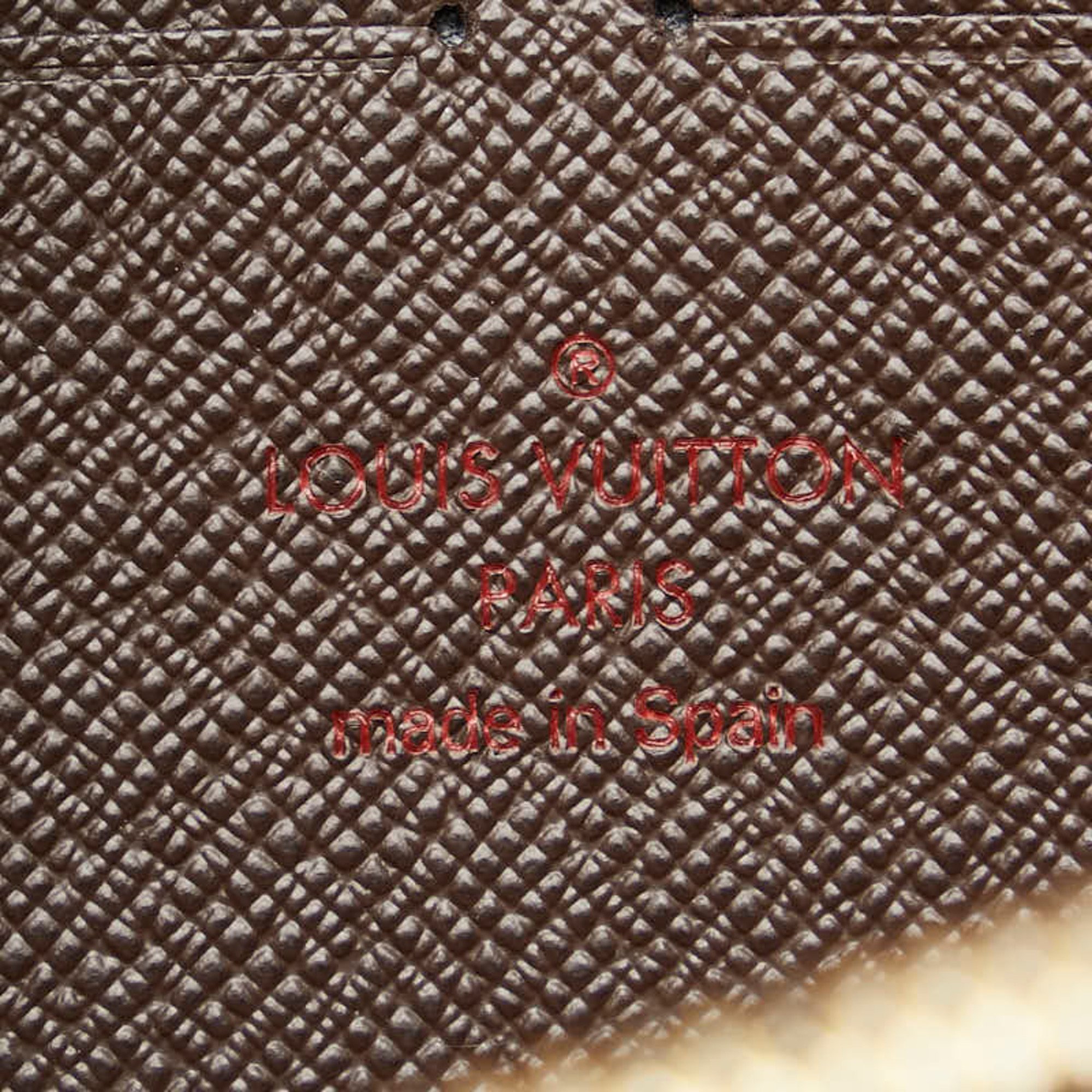 Louis Vuitton Damier Zippy Wallet Round Long N60015 Brown PVC Women's LOUIS VUITTON