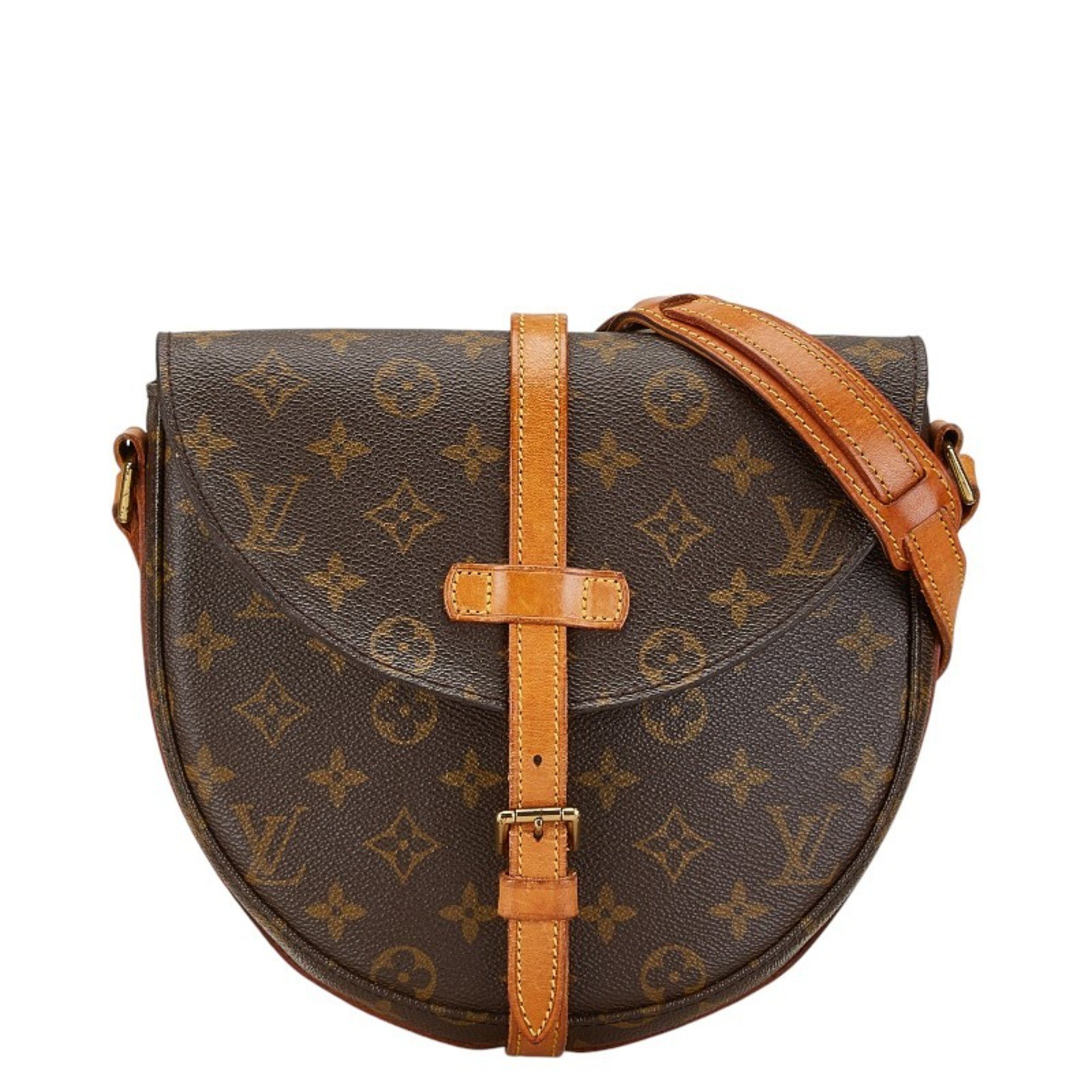 Louis Vuitton Monogram Shanti MM Shoulder Bag M51233 Brown PVC Leather Women's LOUIS VUITTON