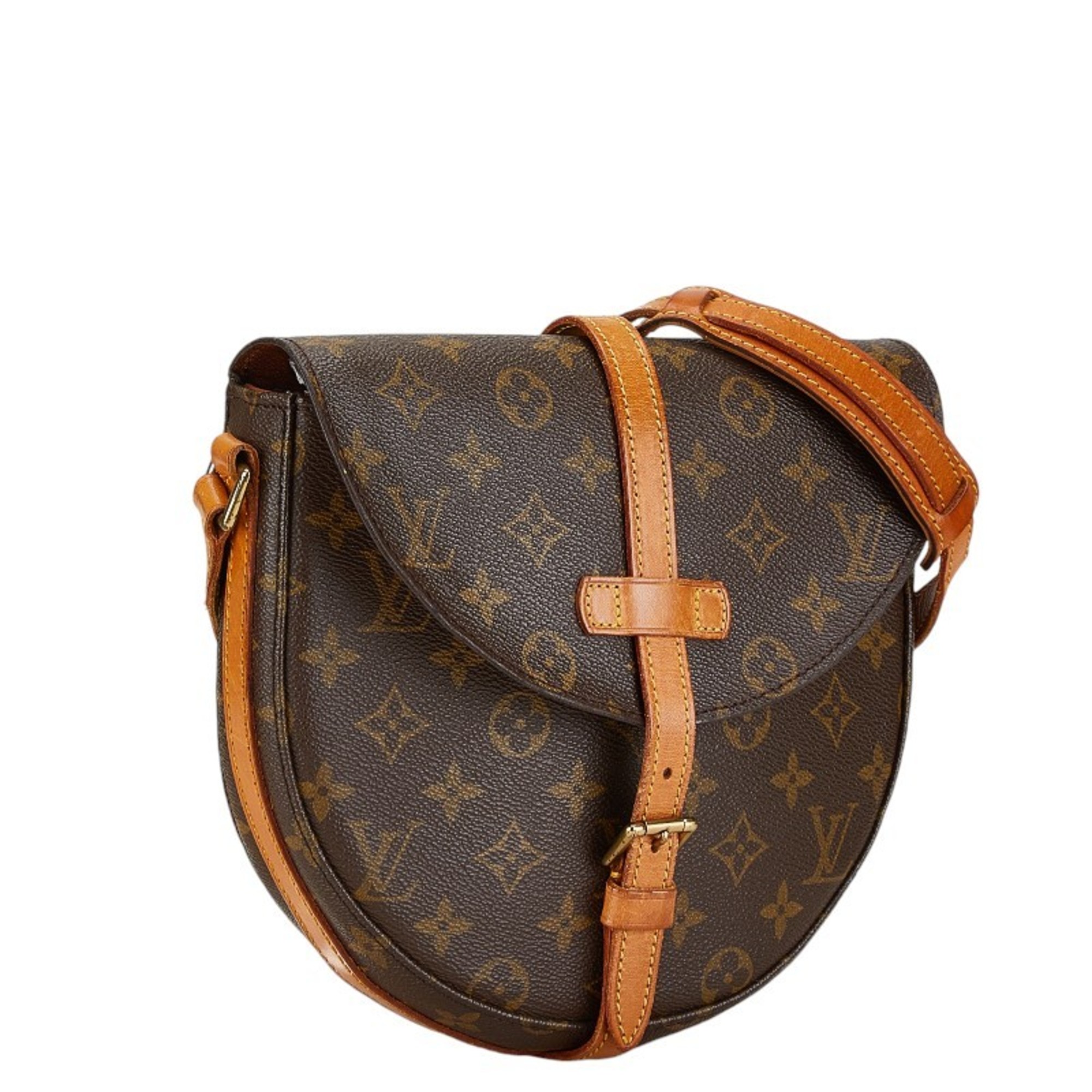 Louis Vuitton Monogram Shanti MM Shoulder Bag M51233 Brown PVC Leather Women's LOUIS VUITTON