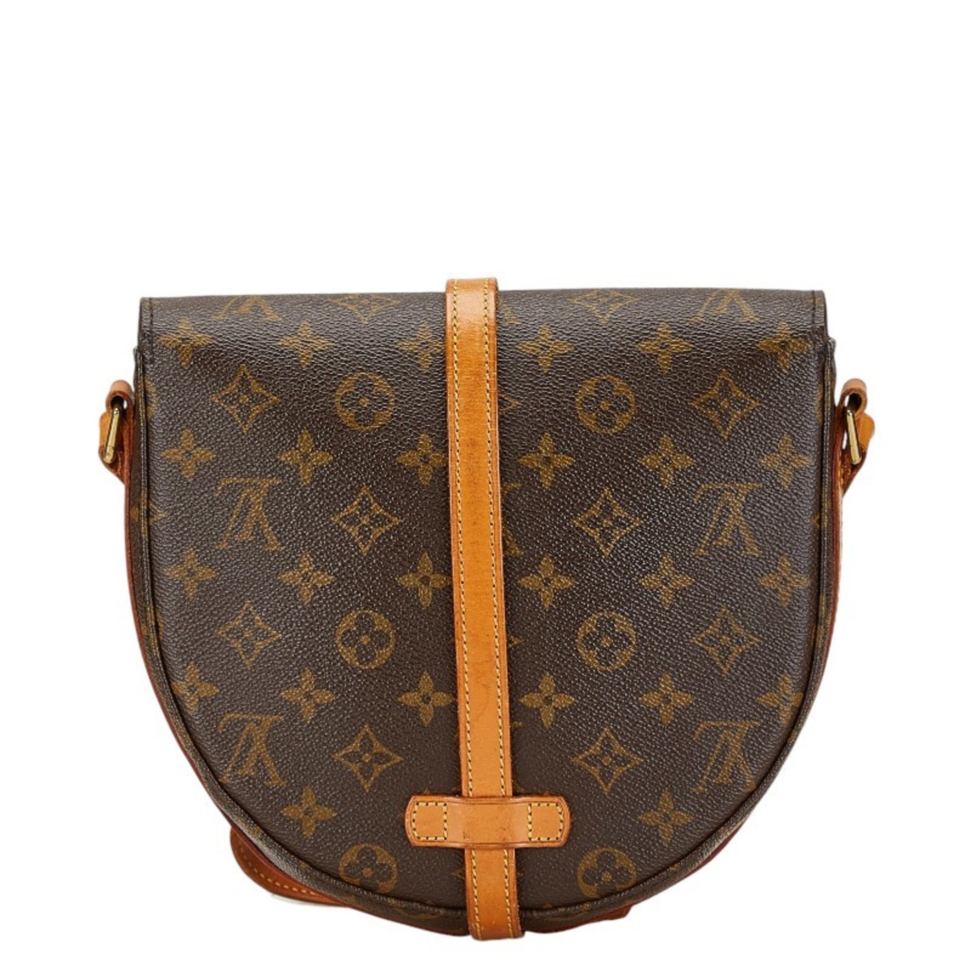 Louis Vuitton Monogram Shanti MM Shoulder Bag M51233 Brown PVC Leather Women's LOUIS VUITTON