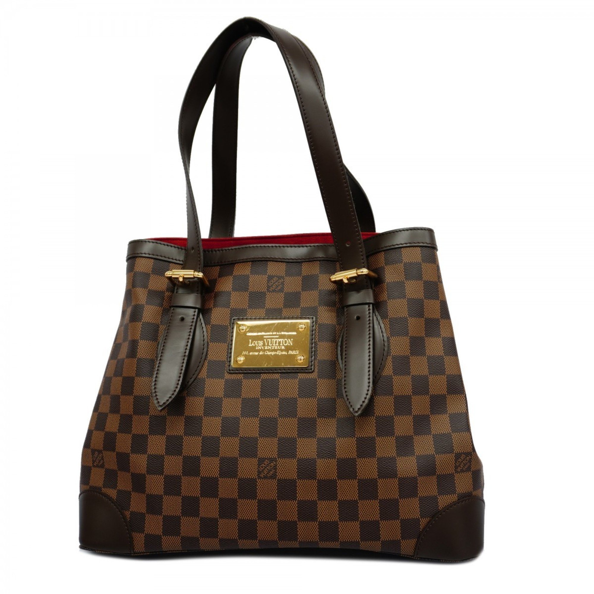 Louis Vuitton Tote Bag Damier Hampstead MM N51204 Ebene Women's