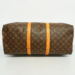 Louis Vuitton Boston Bag Monogram Keepall 50 M41426 Brown Men's Women's