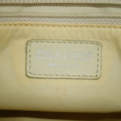 Chanel Shoulder Bag New Travel Nylon Beige Women's