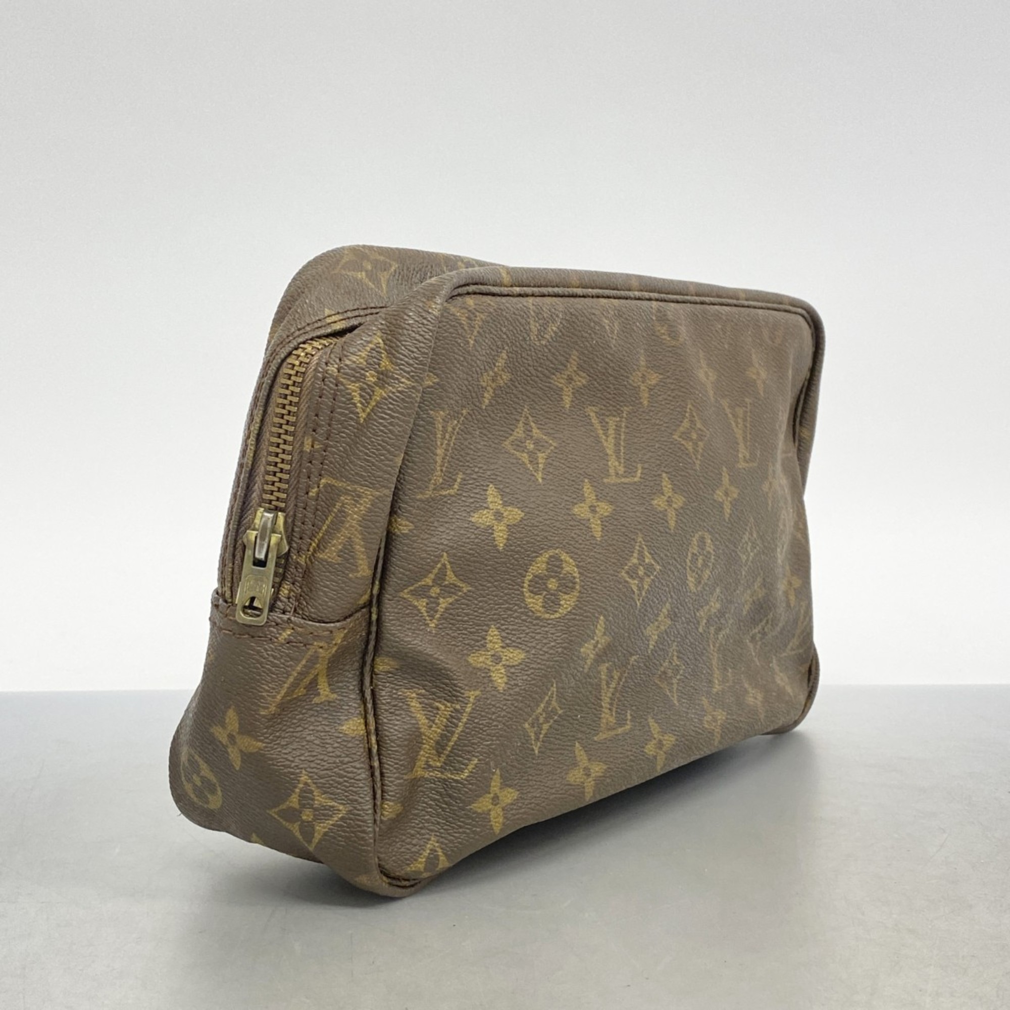 Louis Vuitton Pouch Monogram True Toilet 28 M47522 Brown Ladies