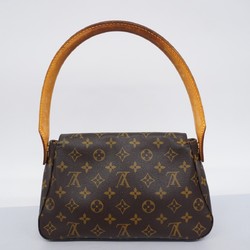 Louis Vuitton Shoulder Bag Monogram Looping M51147 Brown Ladies