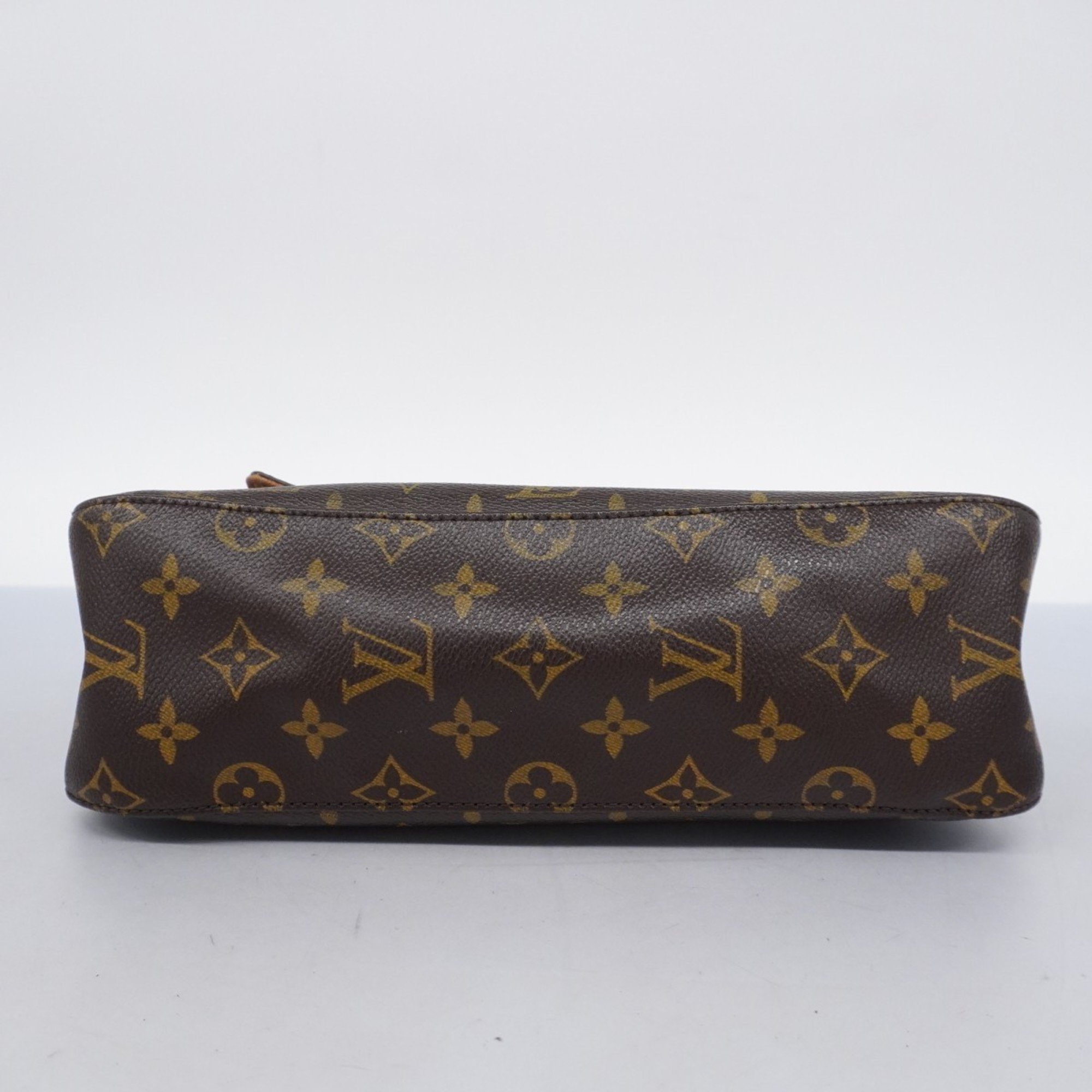 Louis Vuitton Shoulder Bag Monogram Looping M51147 Brown Ladies