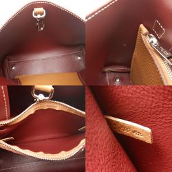 TOD'S SACCA Leather Bag Micro XBWAPAE90T0QNK9P13 Handbag Timeless Kenya Bordeaux 252171