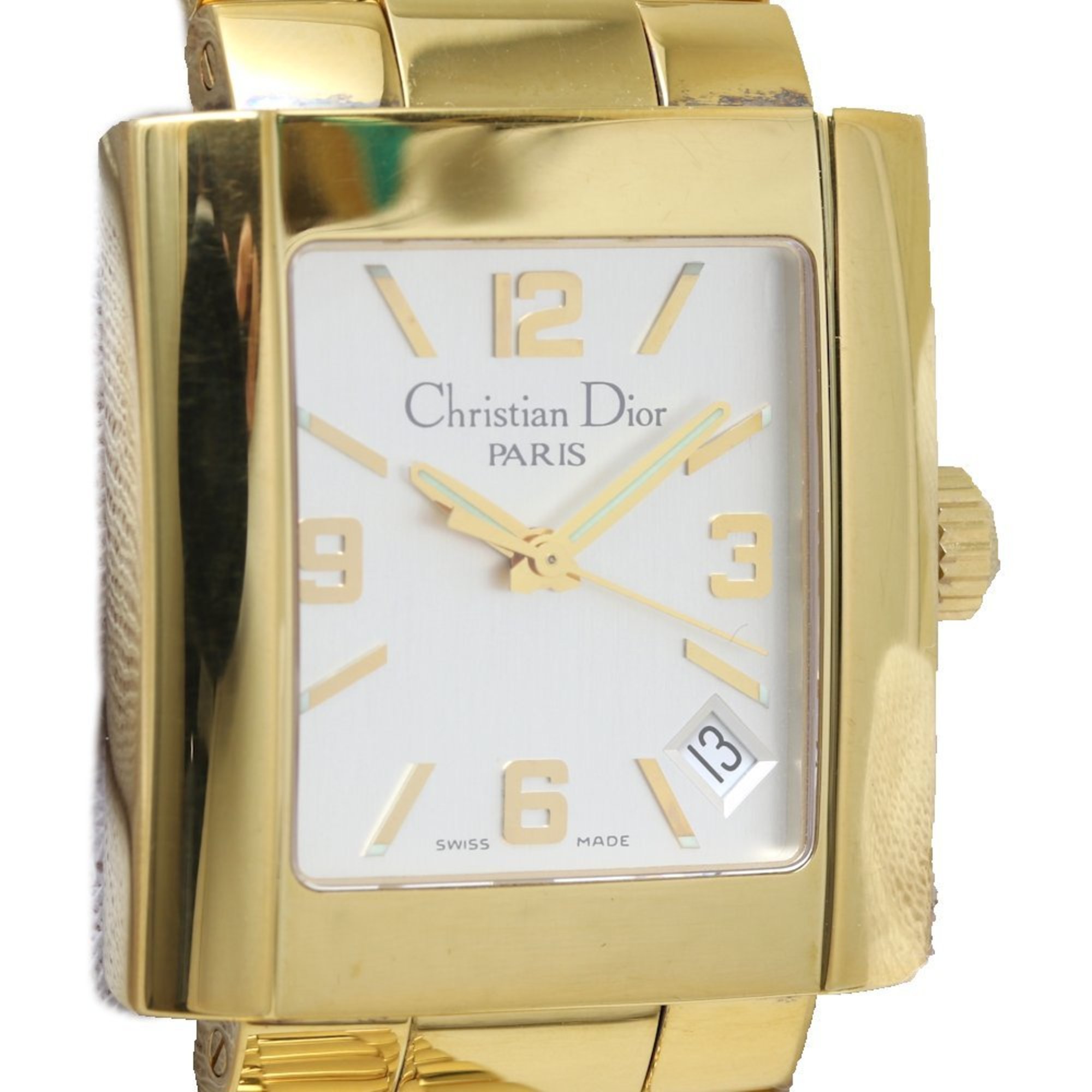 Christian Dior Riva D101-150 GP (Gold Plated) Men's 130278 Watch