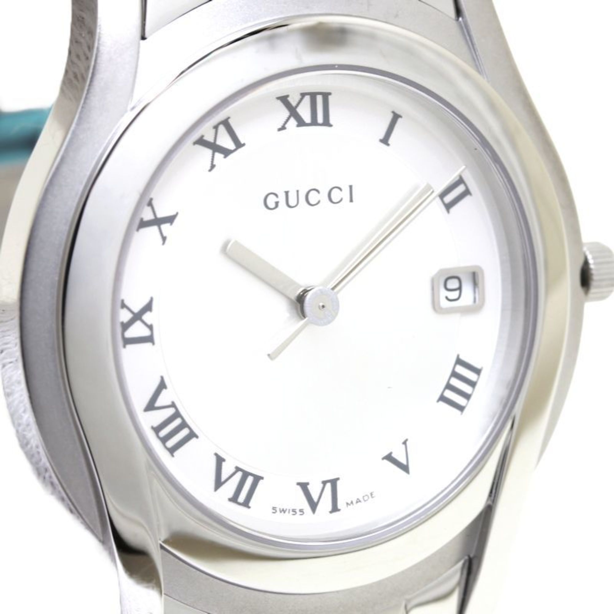 GUCCI G-Class YA055305 5500M Stainless Steel Men's 130258 Watch