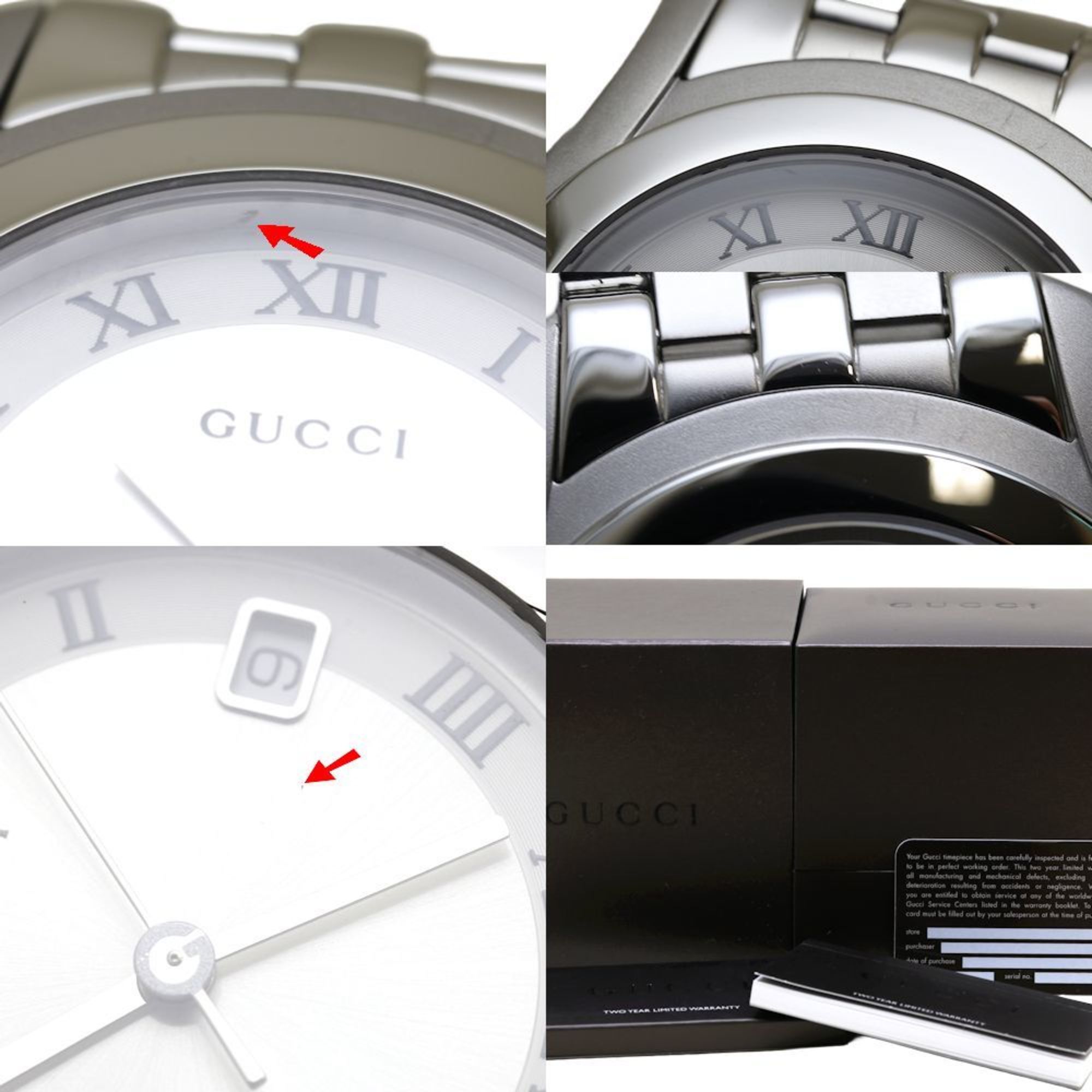 GUCCI G-Class YA055305 5500M Stainless Steel Men's 130258 Watch