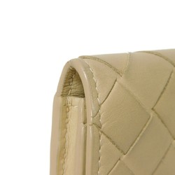 Bottega Veneta Card Case Holder Beige Bi-fold RFID Maxi Intrecciato Porridge 605720 VCPQ3 9762 Men's